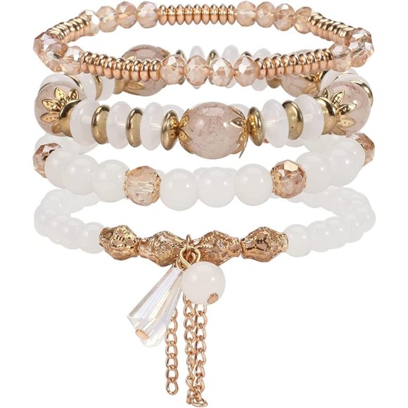 Twinfree Bohemian Bracelets for Women Stretch Multilayer Colorful Beads … - Picture 7 of 9